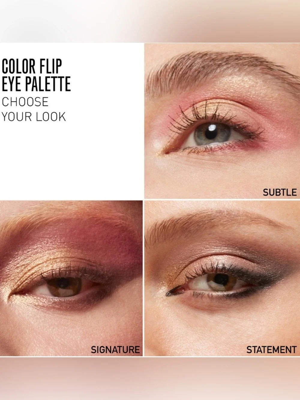 VALENTINO COLOR-FLIP EYESHADOW PALETTE COLOR: WHEN IN ROMA 01